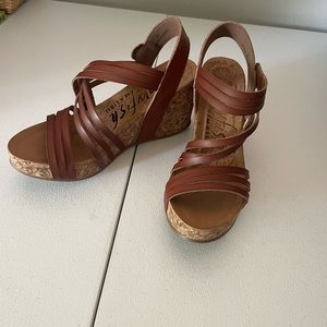 Women’s Brown Wedge Sandals
